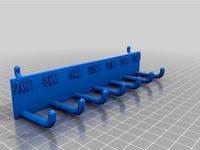 Metric and Fractional peg board wrench holders  by jpacillo