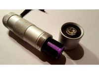 18650 flashlight adapter, diode lens by romkat