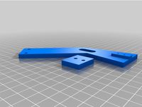 strain relieve for 30x30 heatbed with cable at left back by Geleijnse