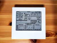 4.2" E-Paper Weather Station V2 w/ ESP32 - Case by Wi_Zeus