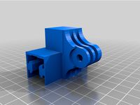 Ender 3 / v2 / pro GoPro Rail Mount by JakeCraftDesign