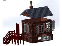 Hogsmeade - Goathland signal box OO gauge (1:76) - Harry Potter Signal box by Lkdesu