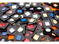 Braille & tactile Qwirkle tiles by leonah