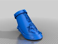 mk II power armor bracer 40k by grahamdiggins