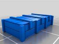 TT Scale 1:120 ISO warehouse contents by JurajSVK