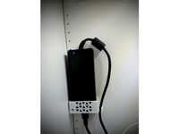 Prusa Mini PSU Mount Ikea Platsa Rear with Cable Clip by padigree