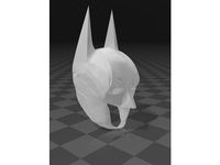 Batman Display Helmet by 3D_Prints_Hawaii