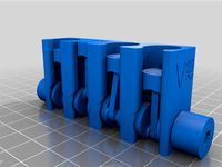 Engine - Print in Place (Wave pattern, Flat Plane) by eyeplusplus