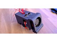 New Carriage for Leapfrog creatr with integrated fans and cable managment by ledfreak3d