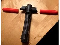Collapsible Kylo Ren's Lightsaber (Print in Place) by Ryan0621