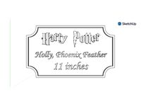 Harry Potter Wand Plate by Matteo_Arcari