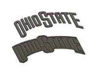 Ohio State Logo (separate letter STLs) by maieiahbgaae2