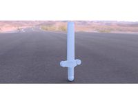 Giant Lego sword (76764) by Yvrogne