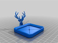 Stag head soap holder by robjshepUK