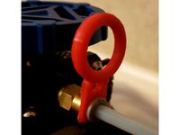 Bowden Tube Clip with Ring by Misprinter