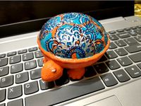 Footed Turtle Bowl with Lid by BITXOR