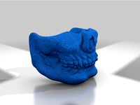 Air Soft Mask Skull by 3dinked