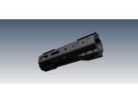 Airsoft M4 handguard M-lok inspired by AlexandarC