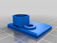 Bondtech Prusa i3 mk3s extruder top plate for PG7 PTFE fitting adapter by vmspionage