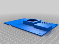 Ender 3 Pin 27 Board Raiser and Noctua Fan Upgrade for Control Box Lid by Veak47