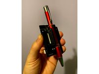 Sidewinder/Genius pen holder with ribbon cable clamp by Kromka_z_maslem