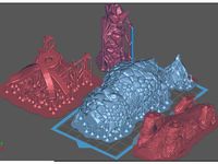 Bastiladon supported for anycubic photon s 0.03mm layer height tiny supports by castlecrusadercrafts