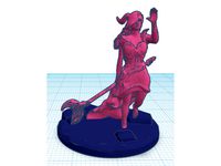 Tiefling Female Druid Caster by teachereberle