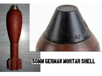 WWII german 50mm mortar shell by Waconda
