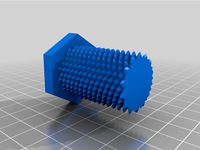Two way clockwise and counter clockwise bolt with nuts by Arashrk