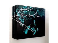 "Floating PS4 Pro" - Ultra Slim Wall Mounts  by b_cfm