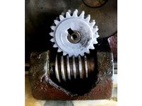 C0636A Lathe feed worm gear by KobusG
