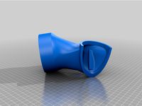 Bosch Sliding Compound Miter Saw Dust Collector adapter by Freik