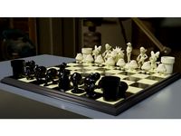 Mario Chess-Set w/ 3D printable boards [DMcG] by gnamp