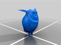 Kaepora Gaebora - Ocarina Of Time Low Poly by weemadrach