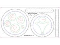 spiromatic (laser cut spirograph-like hypotrochoid kit) by heatdeathforever