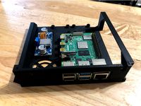 Ender 3 all in one rear case - XL 4015 Buck for Pi 4 by rynfox13
