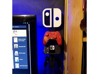 nintendo switch controller stand wall mounted rgb by asdess