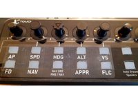 Airbus A320-style knobs for Behringer X-Touch Mini by qwrtty