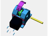 4th Axis Worm Drive Nema 17 by ve6dbd