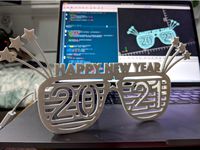 2021 New Years Glasses by polymaker