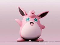 Wigglytuff(Pokemon) by PatrickFanart