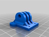 GEPRC Crocodile baby 4 inch Gopro Insta360 GO mount by cncmodel