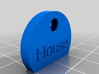 Customizable Key Cap (with doubled sided text) by MattInDetroit