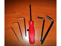 Allen hex key handle by Richardas