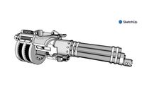 Alternative gatling blaster by Dogmeat59