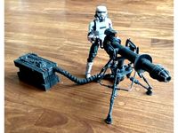 Star Wars Tripod Laser Canon 6" Action figures by Fine_Engineer