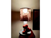 Triple heart lithophane lamp base by Litho3D