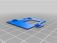 Flashforge Extruder Board Standoff Plate by meistertek