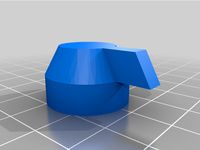 Ender 3 Control Knob With Skirt Remix (flat, easy print) by cowboyatnight
