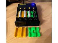 2X AAA adapter for Nitecore I4 charger by nealc10